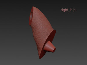 the monkey lamp hanging right version low and high poly vr - ar - low-poly Modelo 3D