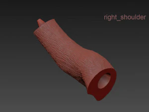 la lampe singe suspendue &agrave; droite version low et high poly vr - ar - low-poly Modèle 3D