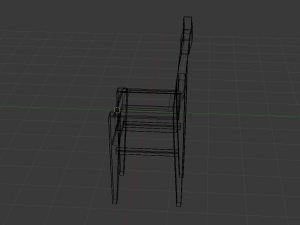 dining chair Modello 3D