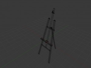 easel 3D 모델