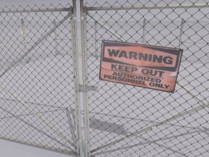 chain link metal fence Modèle 3D