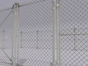 chain link metal fence 3D Model