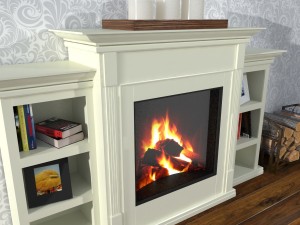 fireplace Model 3D