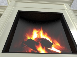 fireplace Model 3D