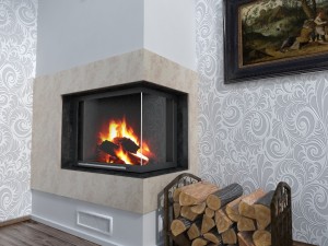 fireplace corner Modèle 3D
