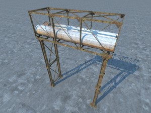 pipeline industrial Modèle 3D