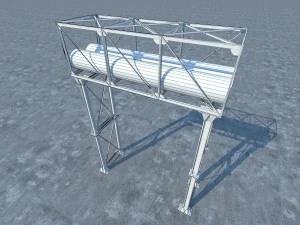 pipeline industrial 3D Model