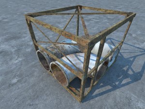 pipeline industrial Modèle 3D