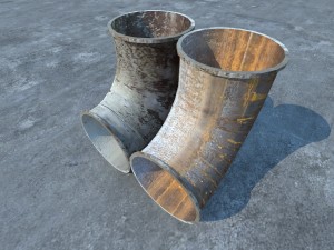 pipeline industrial Modèle 3D