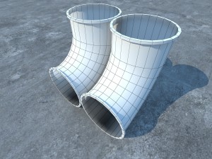 pipeline industrial Modèle 3D