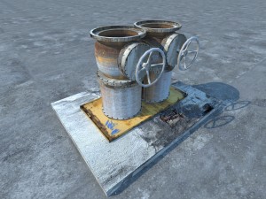 pipeline industrial Modèle 3D