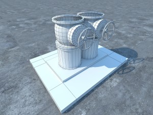 pipeline industrial Modèle 3D