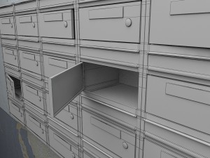 mail boxes Modèle 3D