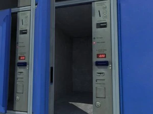 금속 저장 3D 모델