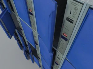 금속 저장 3D 모델