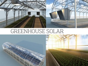greenhouse solar 3D 모델