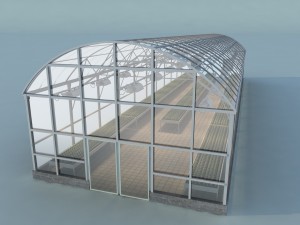 greenhouse solar Modelo 3D