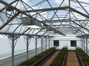 greenhouse solar 3D Model