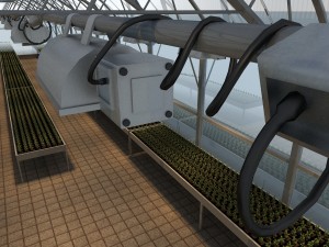 greenhouse solar Modelo 3D