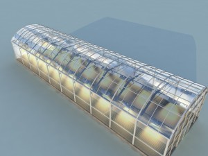 greenhouse solar Modelo 3D