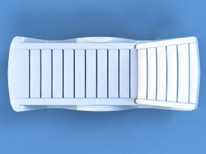 sunbed plastic 3D 모델