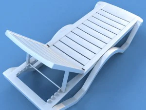 sunbed plastic 3D Model