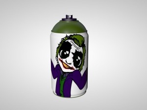 spray paint-spray can 3D मॉडल