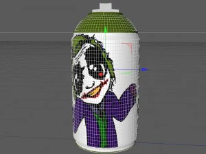 spray paint-spray can 3D Model