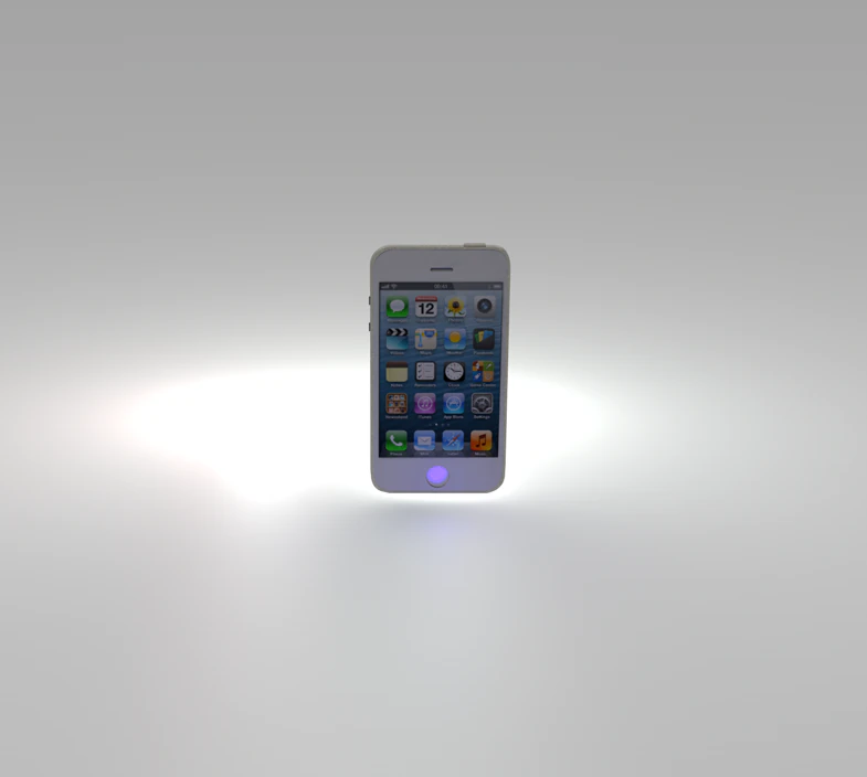 iphone 4-4s 3D Model .c4d .max .obj .3ds .fbx .stl .blend 