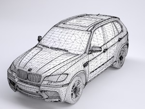 bmw x5 m 3D मॉडल