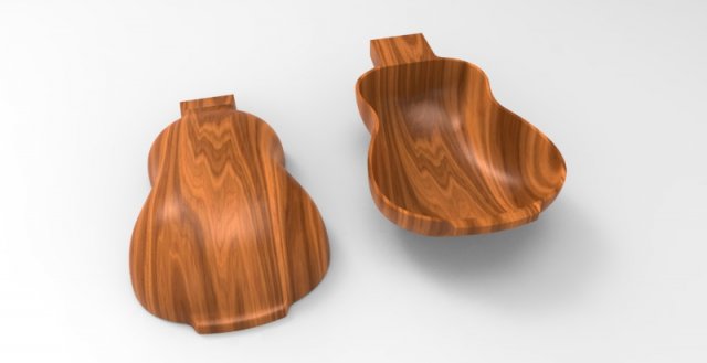 charangos body 3D Модель .c4d .max .obj .3ds .fbx .stl .blend 