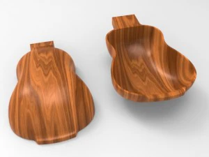 corpo de charango Modelo 3D