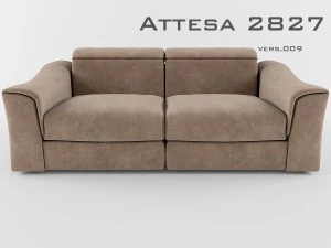 natuzzi attesa 2827 009 3D Model