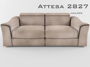 natuzzi attesa 2827 009 3D Model
