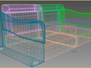 natuzzi attesa 2827 009 3D Model
