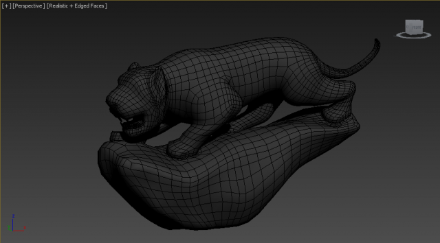 oriental tiger 3D Модель .c4d .max .obj .3ds .fbx .stl .blend 