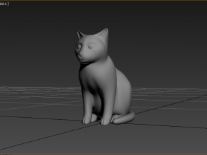 cat 2 3D Print Model