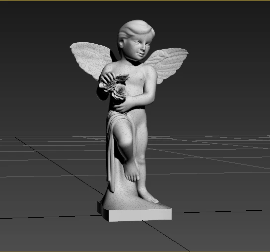 cupid angel 3D Print Model .c4d .max .obj .3ds .fbx .stl .blend 