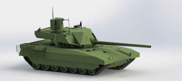 t 14 armata Modèle 3D .c4d .max .obj .3ds .fbx .stl .blend 