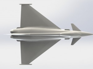 eurofighter typhoon 3Dモデル