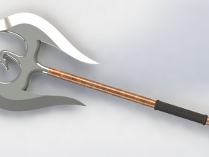 double ax Modèle 3D