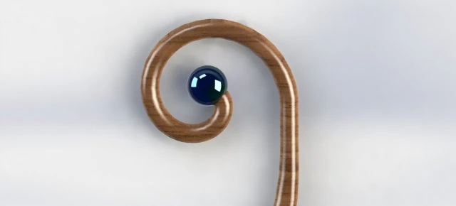 магічний посох 3D Модель .c4d .max .obj .3ds .fbx .stl .blend