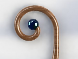 magical staff Modèle 3D