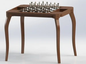 chessboard 3D Model