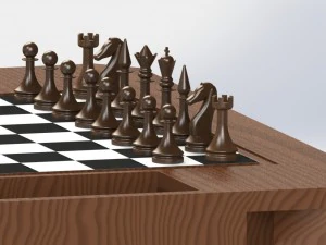 chessboard 3D Model