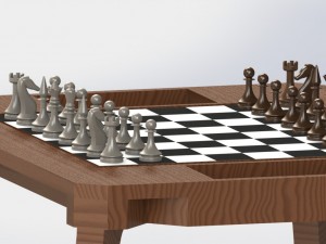 chessboard Modelo 3D