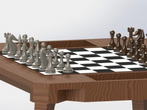 chessboard 3D Model