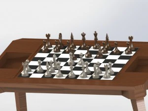 chessboard 3D Model