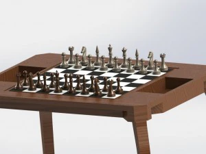 chessboard 3D Model