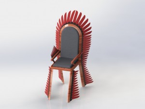 apach leader chair Modelo 3D